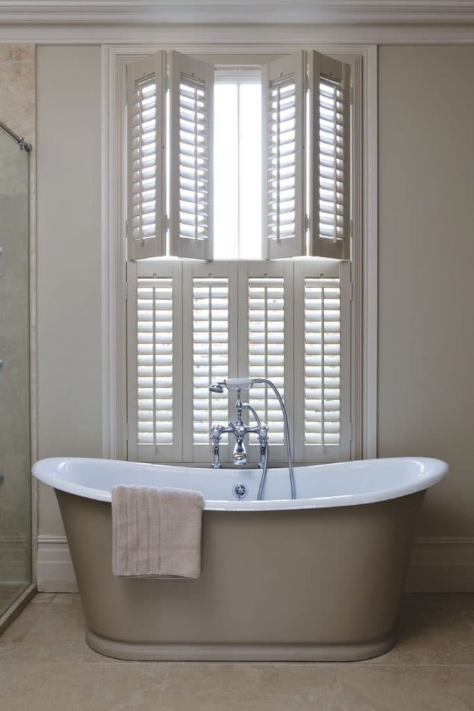 Sante Fe Window bathroom Shutters Action Blinds Galway