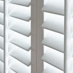 Sante Fe Window Shutters Close Up Wood Action Blinds Galway